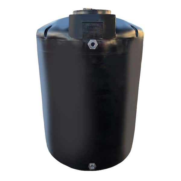 1000 Gal. Black Vertical Water Storage Tank