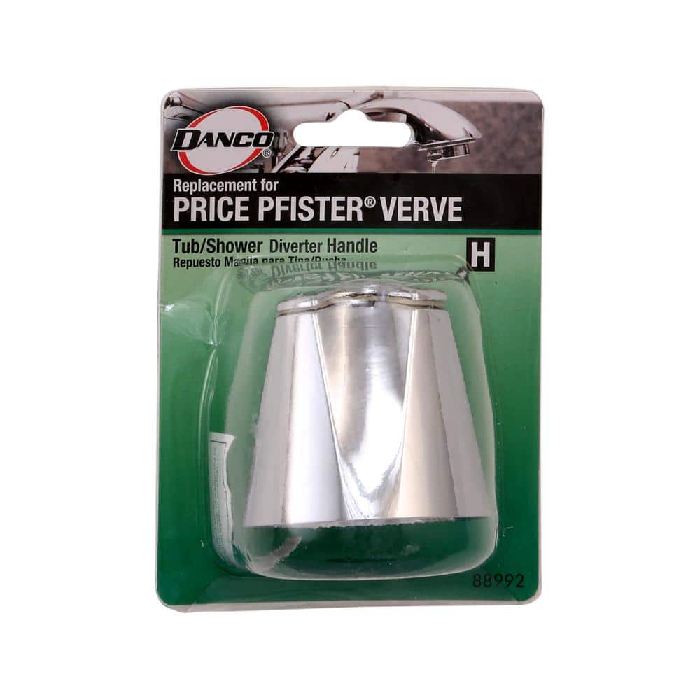 Danco Chrome Diverter Handle for Tub and Shower Faucets