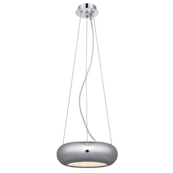 Unbranded Luna Collection 20-Light Chrome LED Small Pendant