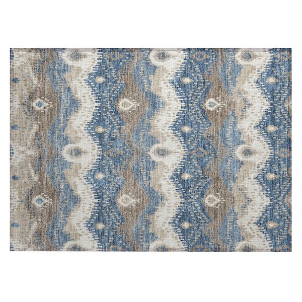 Chantille Machine Washable Indoor/Outdoor Abstract ACN3074 Baltic 2 ft. x 3 ft. Accent Rug