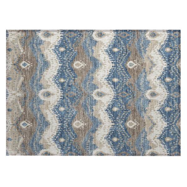 Chantille Machine Washable Indoor/Outdoor Abstract ACN3074 Baltic 3 ft. x 4 ft. Area Rug