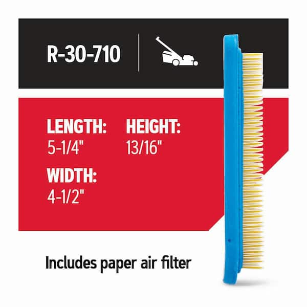 Air Filter for Riding Mowers, Fits Briggs and Stratton Quantum Engines and 625-1575 Engines