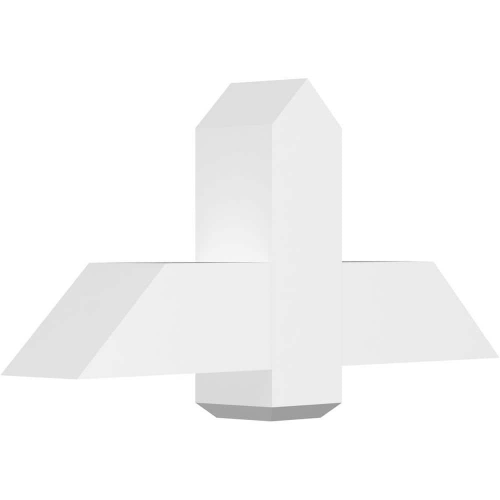 36 in. W x 16 1/2 in. H x 6 in. D x 6 in. F, 11/12 Pitch, Eugene Signature Urethane Gable Bracket, Primed Tan price history on PriceWatchPro