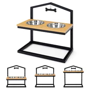 Raised Dog Bowl Stand with Dog Food Storage Cabinet, Dog and Cat Feeder  Station with Storage, Pet Feeder Station Storage Cabinet - Bed Bath &  Beyond - 38155121