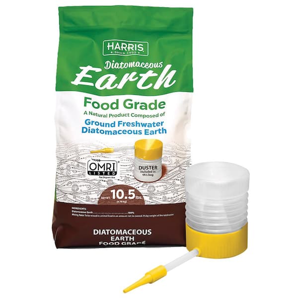 Harris 10.5 lbs. Diatomaceous Earth Food Grade with Powder Duster Applicator