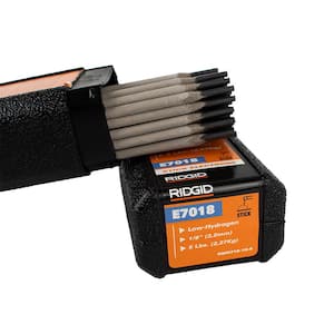 1/8 in. E7018 Stick Welding Electrode for All-Position Welding of Clean Carbon and Low Alloy Steel (5 lb. Tube)