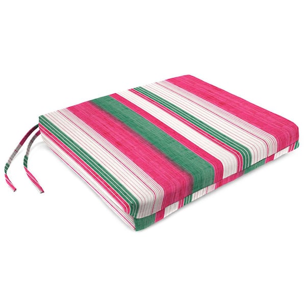 Jordan Manufacturing 19 in. W x 17 in. D x 2 in. T Rectangular Outdoor Seat Cushionn in Giden Cider