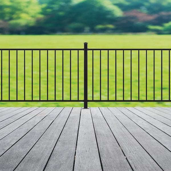 Ready Rail Series 2 in. x 2 in. x 38 in. H Steel Rail Fence Post