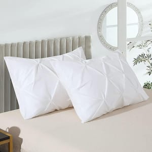 Pillow Shams Set of 2 Queen Size Pillow Shams White Pillow Shams Queen White Pillow Shams (Set of 2)