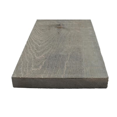IRVING 1 in. x 8 in. x 8 ft. Barn Wood Pine Board Weathered Grey (3 Per Box)