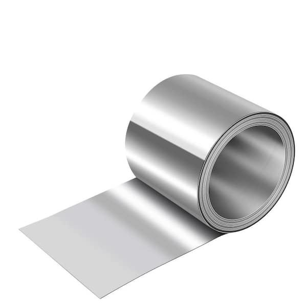 Aluminum Roof Flashing Roll, Metal Roof Sheet Roll for 6 in. x 50 ft. 32-Gauge Roofing Panels DIY Outdoor Gardens