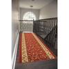 Veronica Cut to Size Red Color 31.5 Width x Your Choice Length Custom Size  Slip Resistant Runner Rug