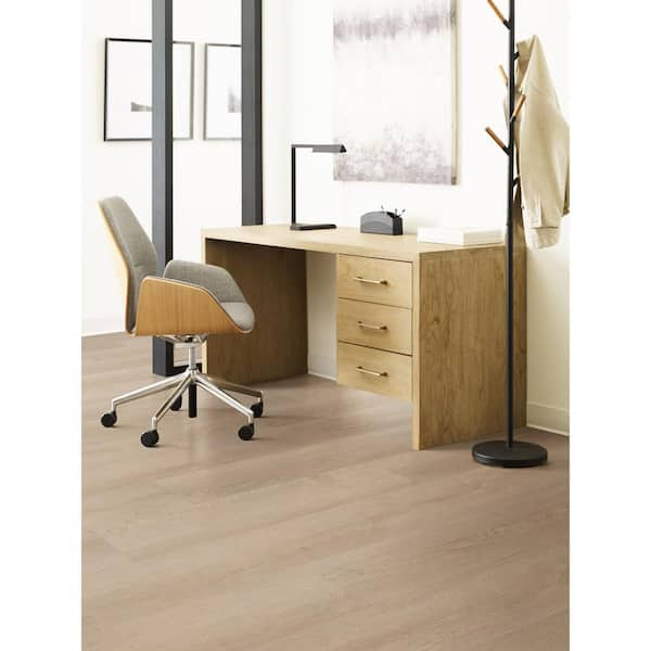 Acadia Pebble 8 MIL x 7 in. W x 48 in. L Water Resistant Glue Down Vinyl Plank Flooring (34.98 sq. ft./ case )