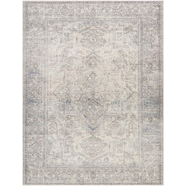 Becki Owens Margot Light Grey Oriental 4 ft. x 6 ft. Indoor Area Rug
