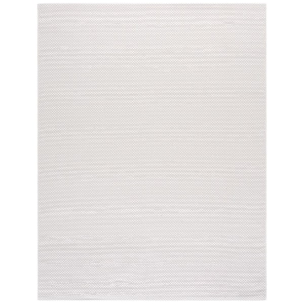 Sisal All-Weather 10 ft. x 14 ft. Ivory Solid Woven Geometric Indoor/Outdoor Area Rug