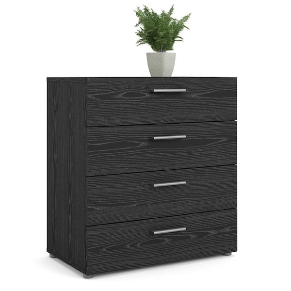 Tvilum scottsdale 6 drawer deals double dresser in black woodgrain