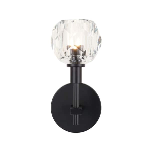 Captured glass wall deals sconce