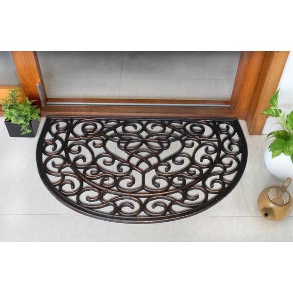 A1 Home Collections A1HC Door Barn Stars Black 24 in. x 36 in. Rubber Pin  Indoor Outdoor Entrance Door Mat Fun Designed Floor Mat A1HC200183 - The  Home Depot