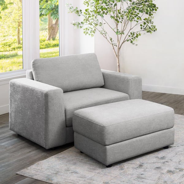 Oversized ottoman outlet chair