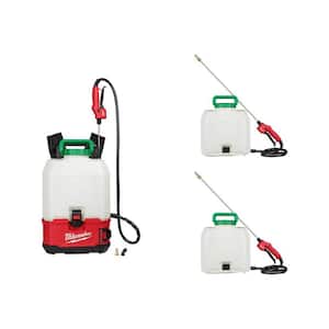 M18 18-Volt 4 Gal. Lithium-Ion Cordless Switch Tank Backpack Pesticide Sprayer (Tool-Only) and 3 Tank Assemblies