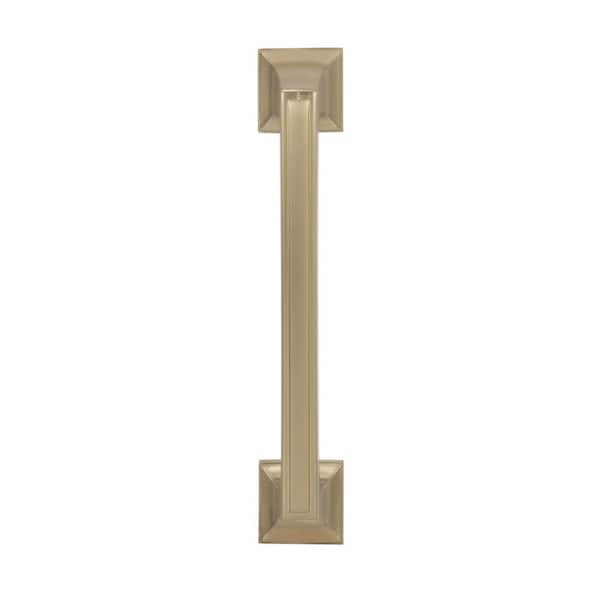 Mulholland 3-3/4 in. (96mm) Traditional Golden Champagne Arch Cabinet Pull