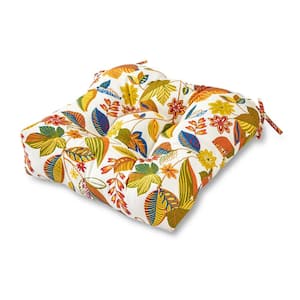 Esprit Floral Square Tufted Outdoor Seat Cushion