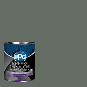 1 qt. PPG1033-6 Gunmetal Gray Semi-Gloss Door, Trim & Cabinet Paint