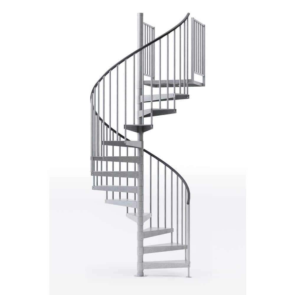 Mylen STAIRS Reroute Galvanized Exterior 60in Diameter, Fits Height ...