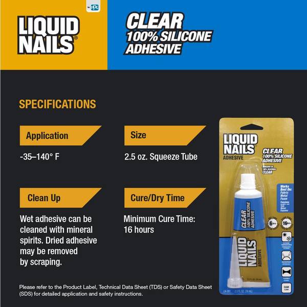 Liquid Nails Small Projects 4 Oz Clear Interior Small Projects Adhesive Ln 207 The Home Depot