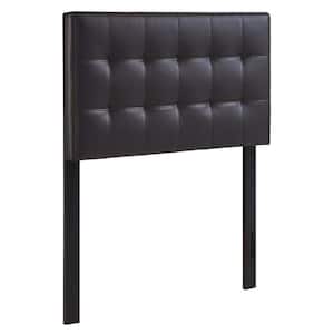 Lily Brown Twin Upholstered Vinyl Headboard