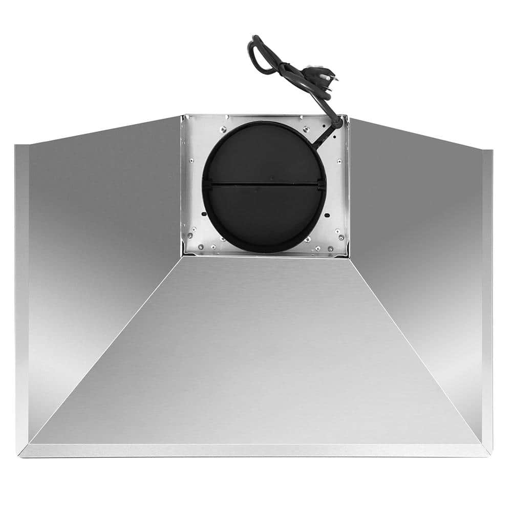 30-Inch Stainless Steel Wall-Mount Convertible Range Hood