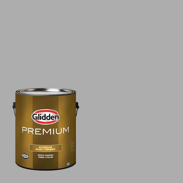 Glidden Premium 1 gal. #PPG1001-4 Flagstone Semi-Gloss Exterior Latex Paint