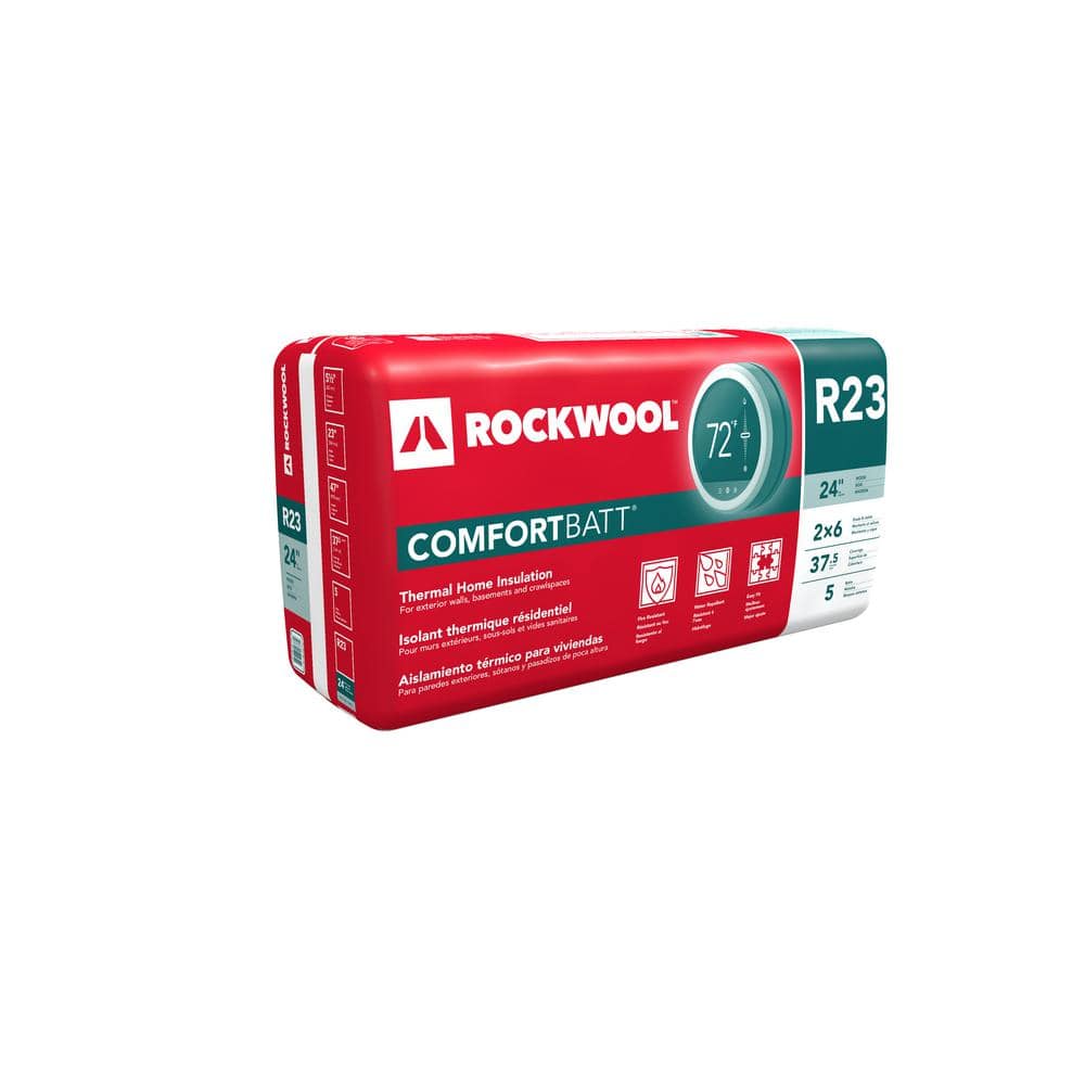 ROCKWOOL R-23 Comfortbatt 5-1/2 in. x 23 in. x 47 in. Fire