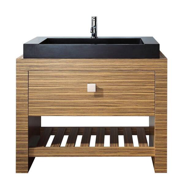 Avanity Knox 39 in. Vanity with Vanity Top in Black