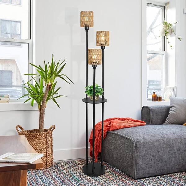 NATYSWAN Floor Lamp For Living Room, Adjustable Height Standing Lamps With 350° Rotate White Lampshade, 67.5-Inch Modern Tall Lamp Dimmable Floor Lamps Corner Be NATYSWAN Floor Lamp For Living Room, Adjustable Height Standing Lamps With 350° Rotate White Lampshade, 67.5-Inch Modern Tall Lamp Dimmable Floor Lamps Corner Be