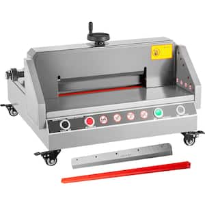Electric Paper Cutter 12.99 in. Tile Cutter with Steel Blade and Infrared Photoelectric Protection Cutting Paper Machine