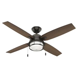 Ocala 52 in. LED Indoor/Outdoor Noble Bronze Ceiling Fan with Light