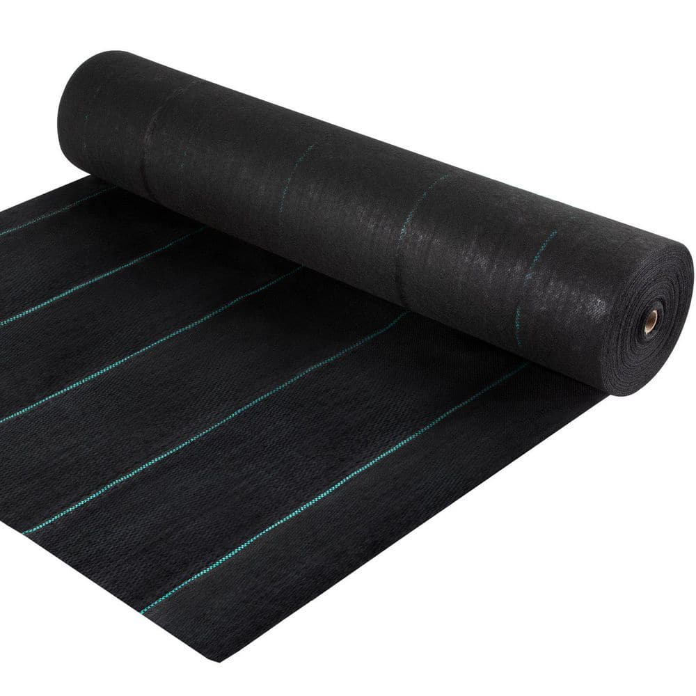 4 ft. x 300 ft. Weed Barrier, 5. 8oz. Landscape Fabric, Cover Mat Heavy Duty Woven Grass Control Geotextile in Black price history on PriceWatchPro