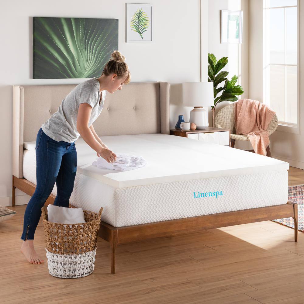 Linenspa Essentials 2'' Memory Foam Mattress Topper