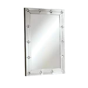 32 in. W x 47 in. H Composite Silver Standing Mirror