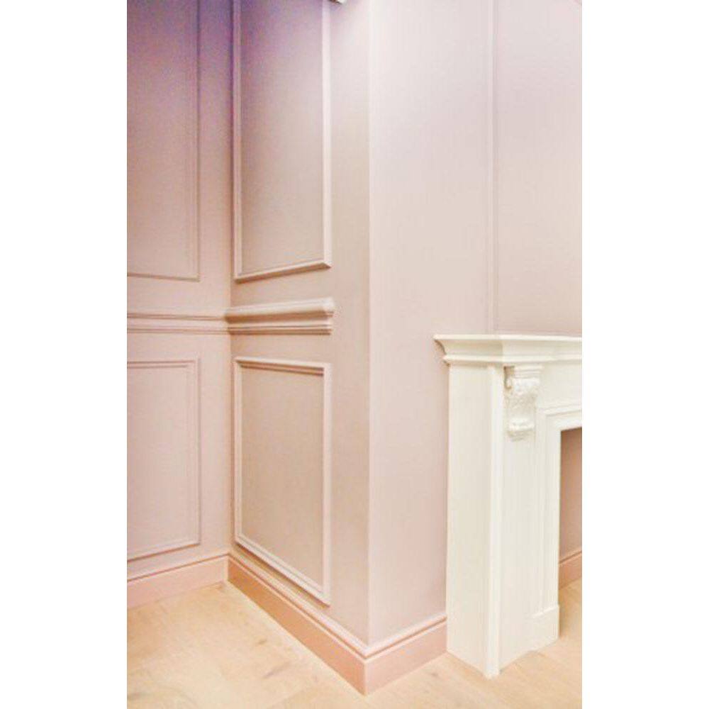 Primed White Polyurethane Crown Panel Moulding Set