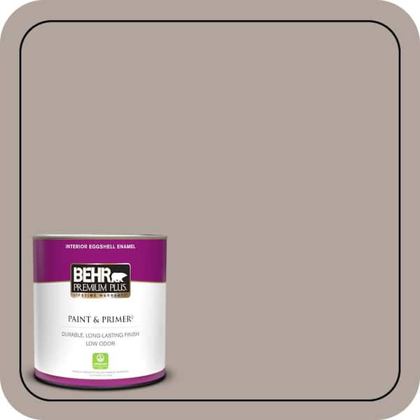 BEHR PREMIUM PLUS 1 qt. #780B-4 Slate Pebble Eggshell Enamel Low Odor Interior Paint & Primer