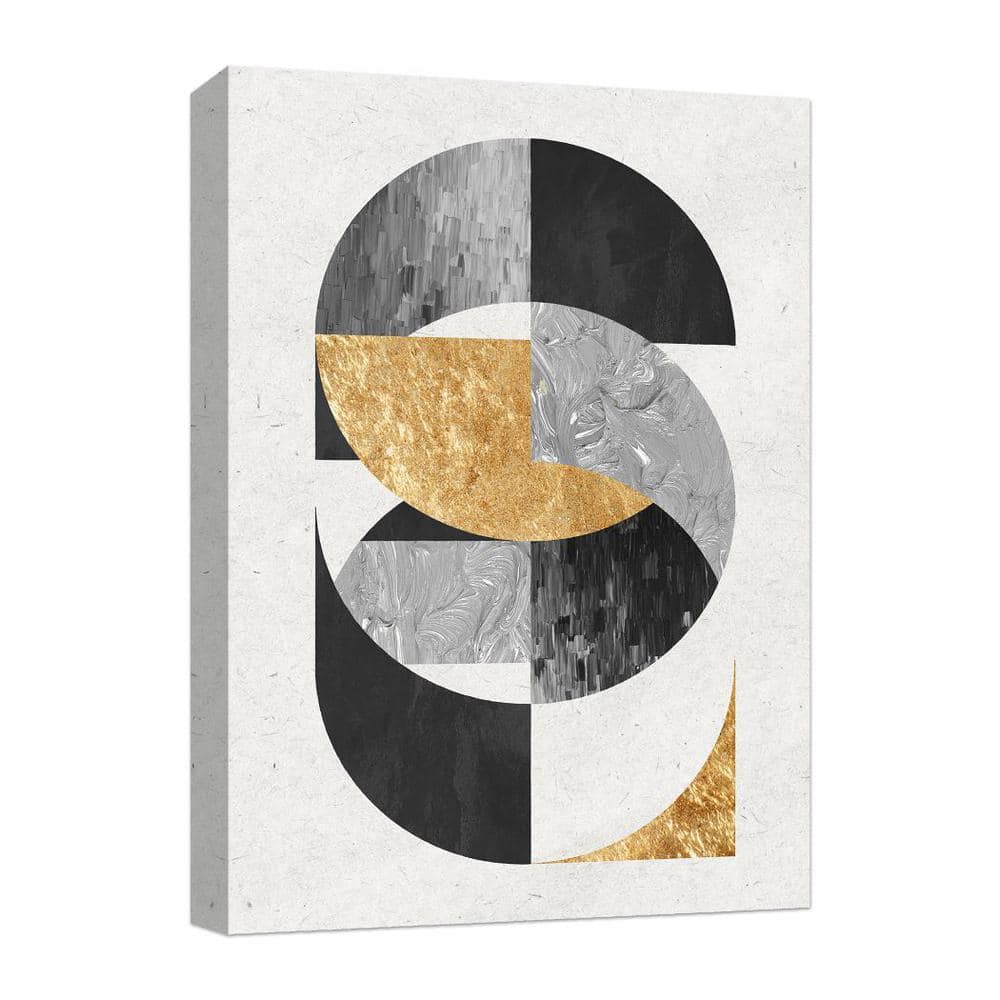 Golden Circles II'' Canvas Abstract Wall Art 10 in. x 12 in. price history on PriceWatchPro