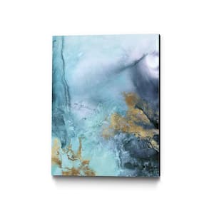 22 in. x 28 in. "Gold Under the Sea I" by Eva Watts Wall Art