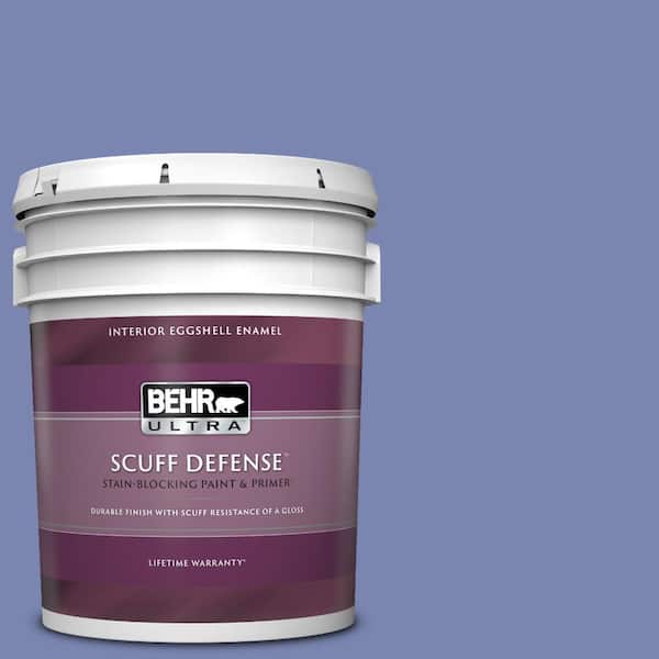BEHR ULTRA 5 gal. #610B-5 Corsican Purple Extra Durable Eggshell Enamel Interior Paint & Primer