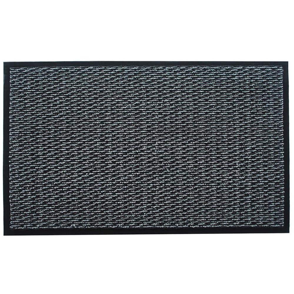 Sahara Black 3 ft. x 4 ft. Non-Slip Indoor Door Mat