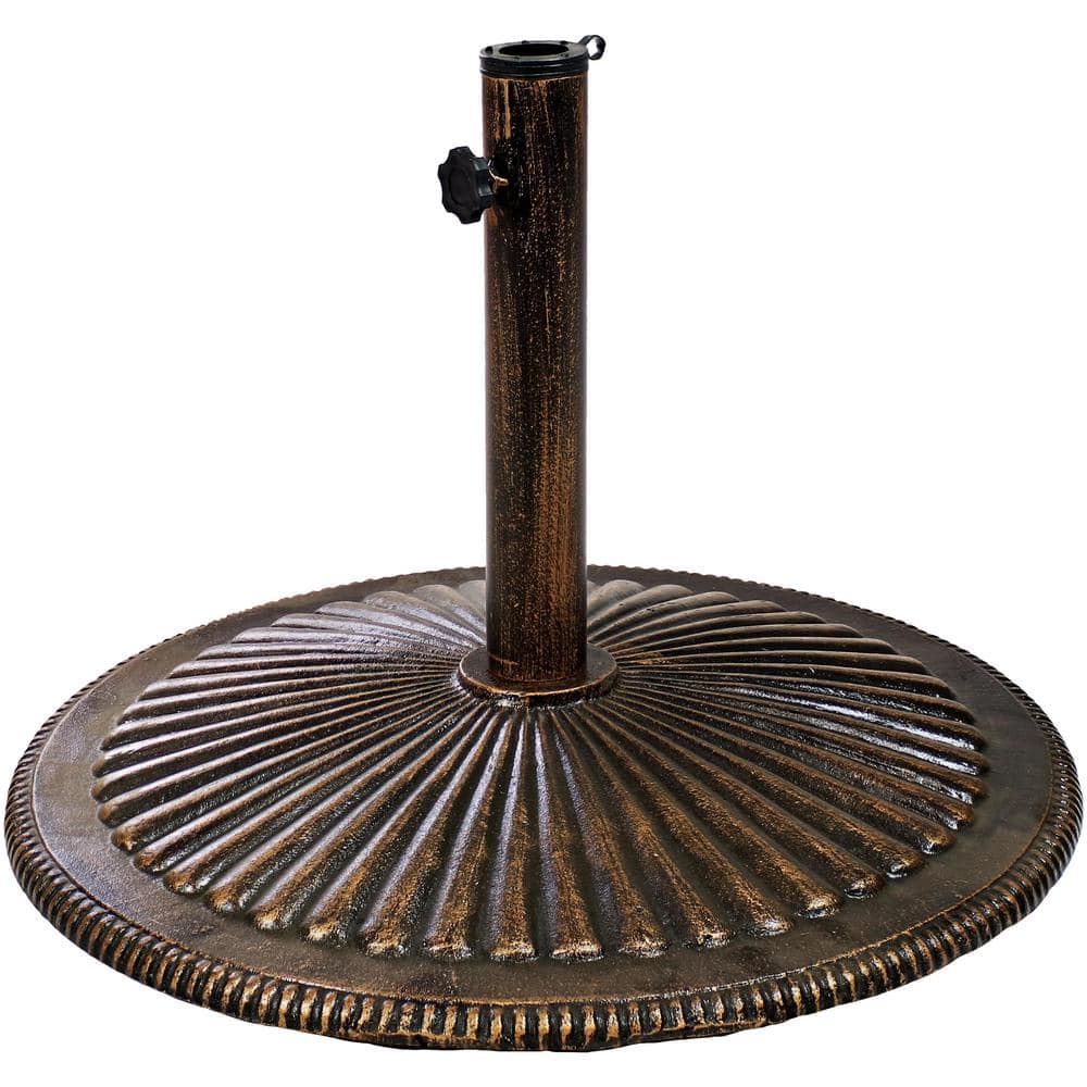 Cast Iron Umbrella Stand by Upcycling a Garden Urn