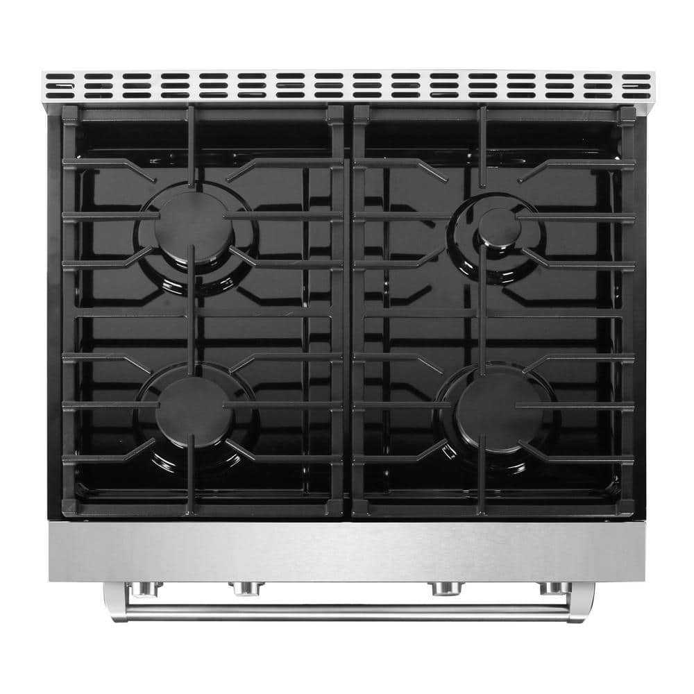 30'' Stainless Steel Freestanding Gas Range with Convection Oven