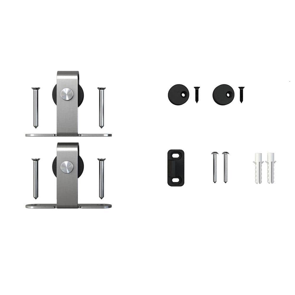 Stainless Steel Top Mount Additioanl Rollers for Mini Sliding Furniture Barn Doors price history on PriceWatchPro