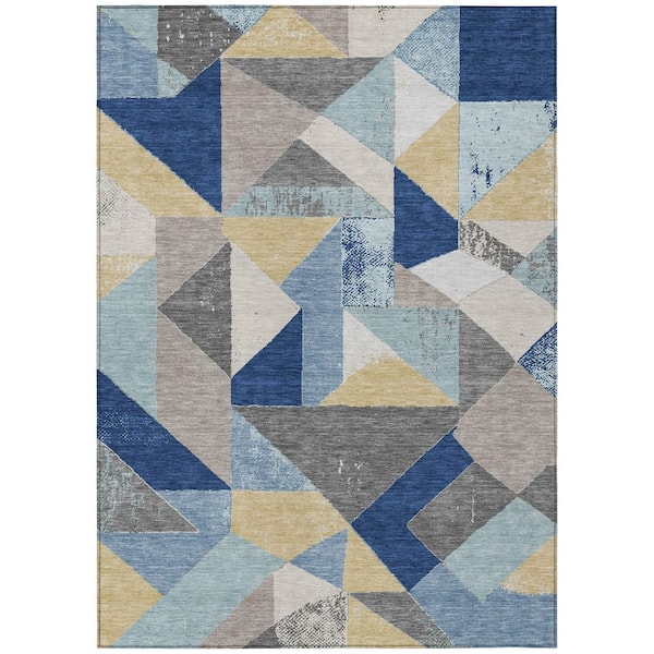 Chantille Machine Washable Indoor/Outdoor Abstract ACN2906 Baltic 9 ft. x 12 ft. Area Rug